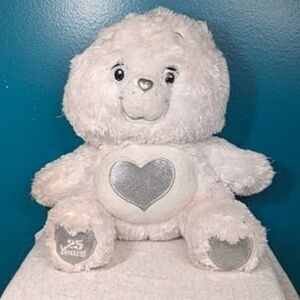Care Bear Collectibles 25th Anniversary Silver Tender Heart